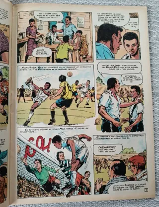 Cómic Biografías n° 10 Serie Deporte PELÉ 1984