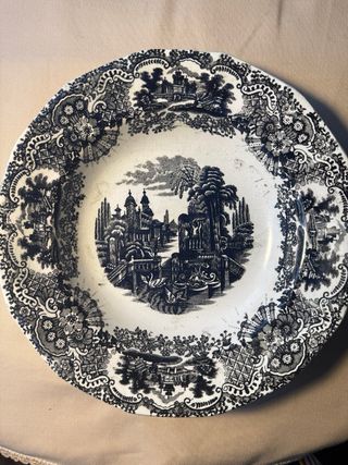 Plato La Cartuja de Sevilla Pickman