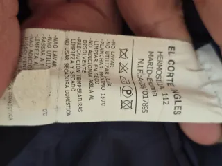 Traje de hombre El Corte Ingles. Talla 44