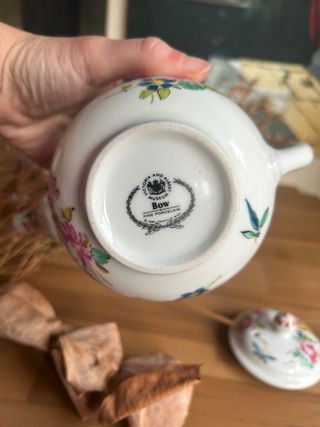 Tetera de porcelana inglesa