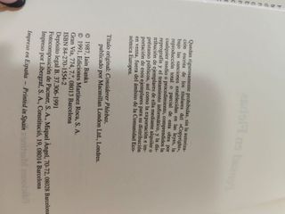 Pensad en Flebas de Ian Banks ed 1991