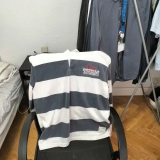 Polo rayas azul y blanco