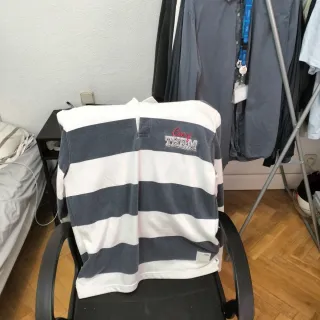 Polo rayas azul y blanco