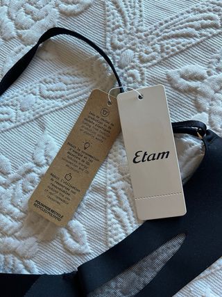 Sujetador Etam negro 80A