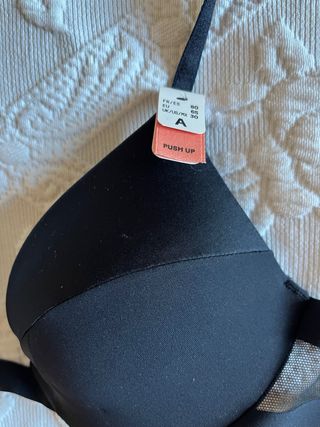 Sujetador Etam negro 80A