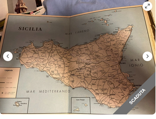 Sicilia L'isola del Sole + Cartine Vintage