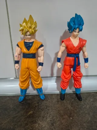 Figuras Dragon Ball Goku Super Saiyan y Blue