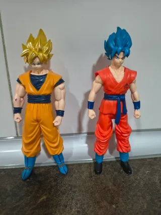 Figuras Dragon Ball Goku Super Saiyan y Blue