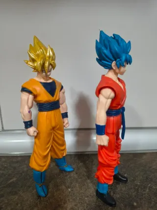 Figuras Dragon Ball Goku Super Saiyan y Blue