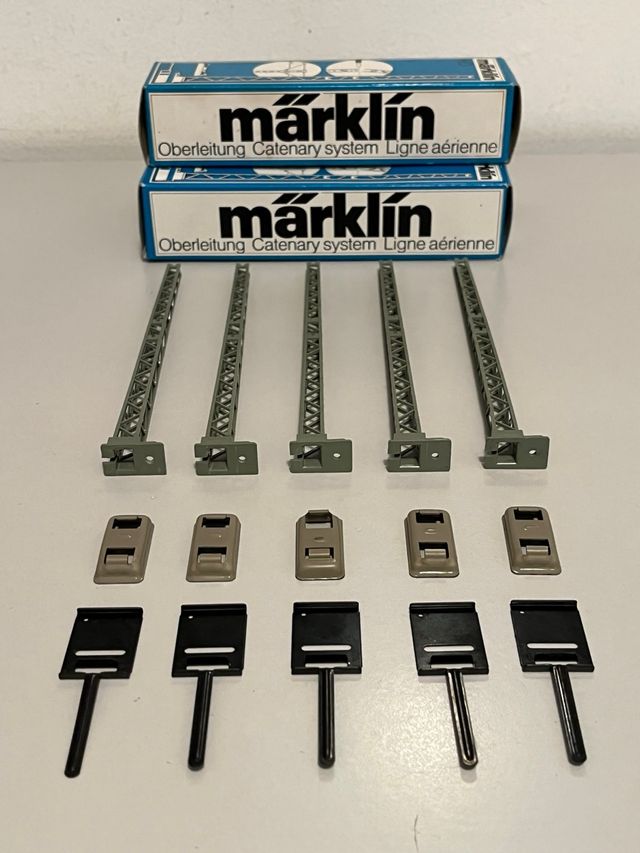 Lote 19 postes catenaria Märklín M/K.