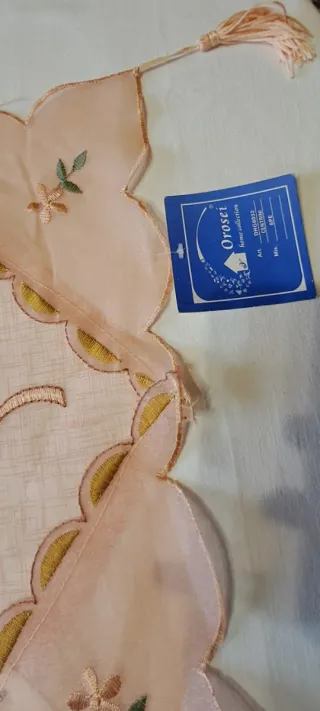 Set 6 centrini rosa antico in 4 misure diverse