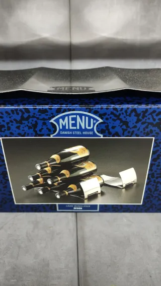 Botellero  acero MENU Metal y Plástico