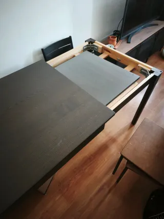 Mesa extensible madera 120-160cm