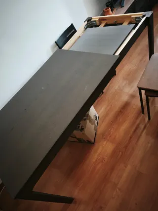 Mesa extensible madera 120-160cm