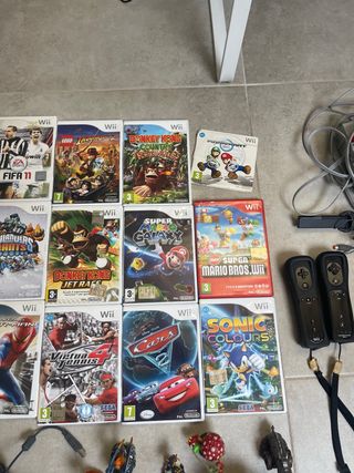 Nintendo Wii Console Nera + Giochi e Accessori