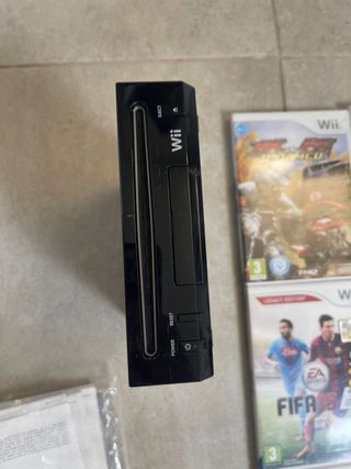 Nintendo Wii Console Nera + Giochi e Accessori