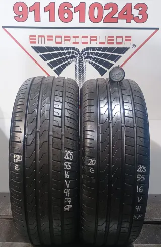 205 55 16 V PIRELLI RUEDA AL 90% VIDA UTIL