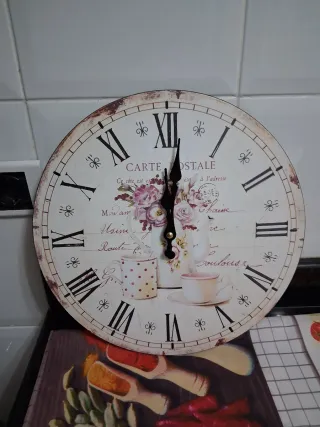 Orologio da Cucina in Stile Vintage in Legno