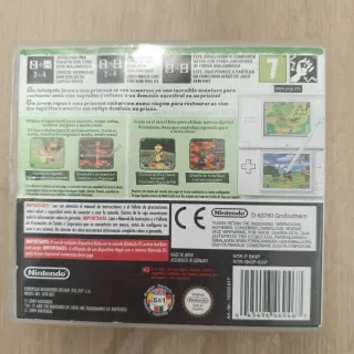 Caja y manual Zelda Spirit Tracks Nintendo DS