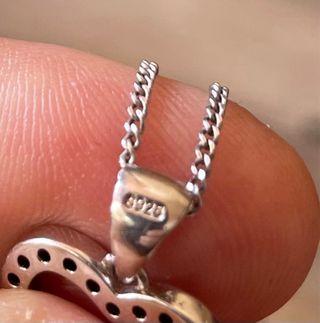 Collar Corazón Plata 925 Circonitas