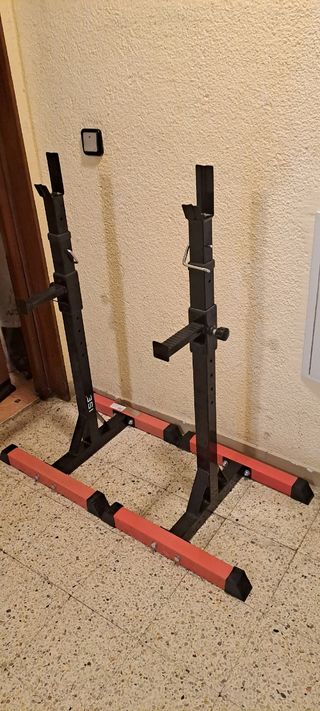 PESAS RACK SOPORTE BARRA SENTADILLA
