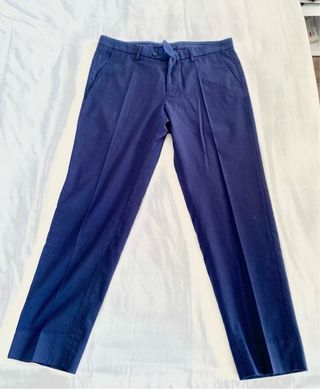 Traje Massimo Dutti. Azul con rayas diplomáticas.