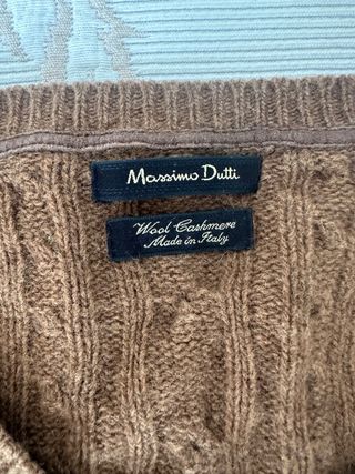 Jersey Massimo Dutti Lana Cashmere, Talla M