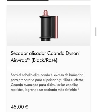 Accesorios Dyson Airwrap Azul y Rosa