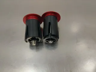 Tapones Manillar Supacaz Star Plugz Alu.Rojo