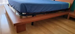 Estructura cama madera diseño japonés 180x200