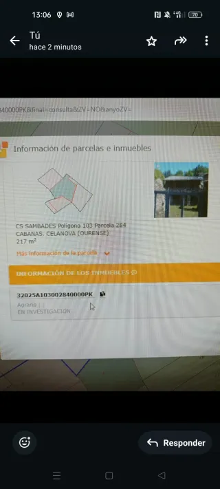 Casa rural en venta a reformar.