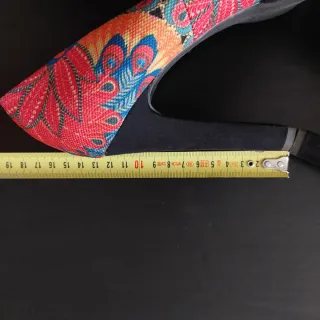 Zapatos tacón 12cm talla 39 multicolor