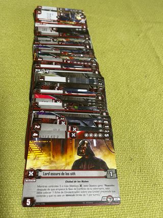 Star Wars LCG Cartas 16 Conjuntos Objetivos