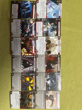 Star Wars LCG Cartas 16 Conjuntos Objetivos