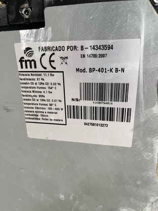 Estufa de pellet moderna