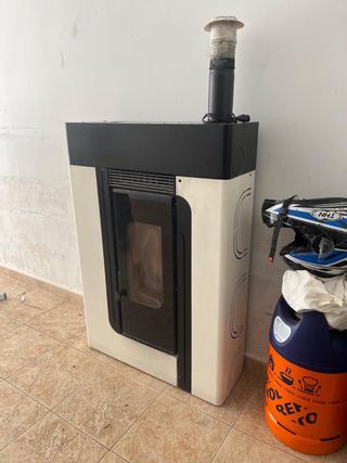 Estufa de pellet moderna