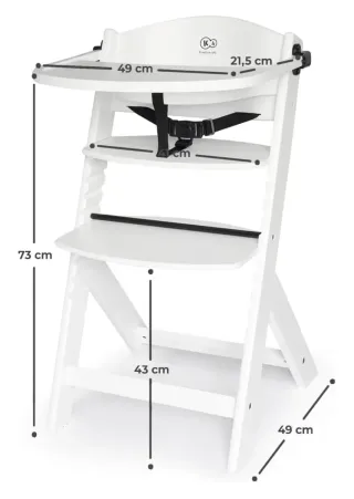 Trona Kinderkraft ENOCK Madera Blanca