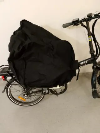 Bicicleta Eléctrica Plegable Negra