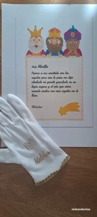 Guante de Melchor Reyes Magos