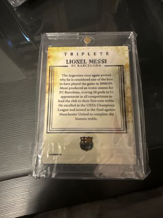 Messi 1/1 Triplete Firmado FC Barcelona