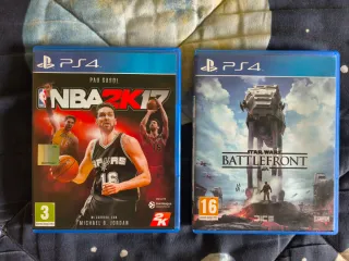 Juegos PS4: NBA 2K17 y Star Wars Battlefront