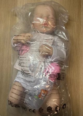 Muñeca Bebé Reborn Silicona Vinilo 50cm