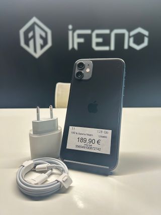 iPhone 11 Negro 128GB – Garantía 2 Años