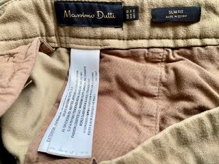 Pantalón Chino Massimo Dutti Caqui Talla 38