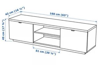 Mueble TV IKEA BYAS Blanco