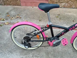 Bicicleta niña BTWIN JULIA rosa