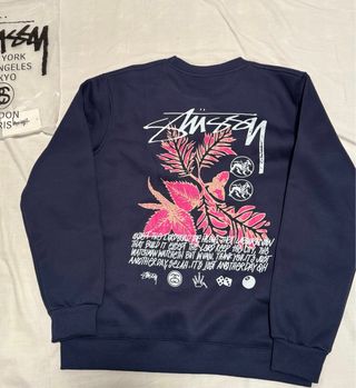 Sudadera Stussy Azul Hombre