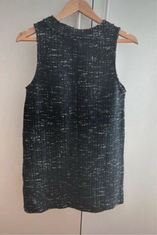 Vestido negro con lazo