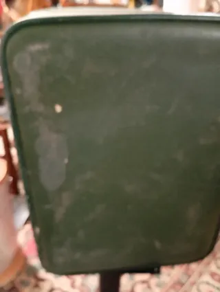 Valigia vintage verde