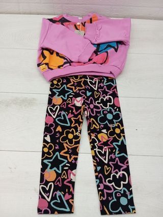 Conjunto de felpa ropa para niña